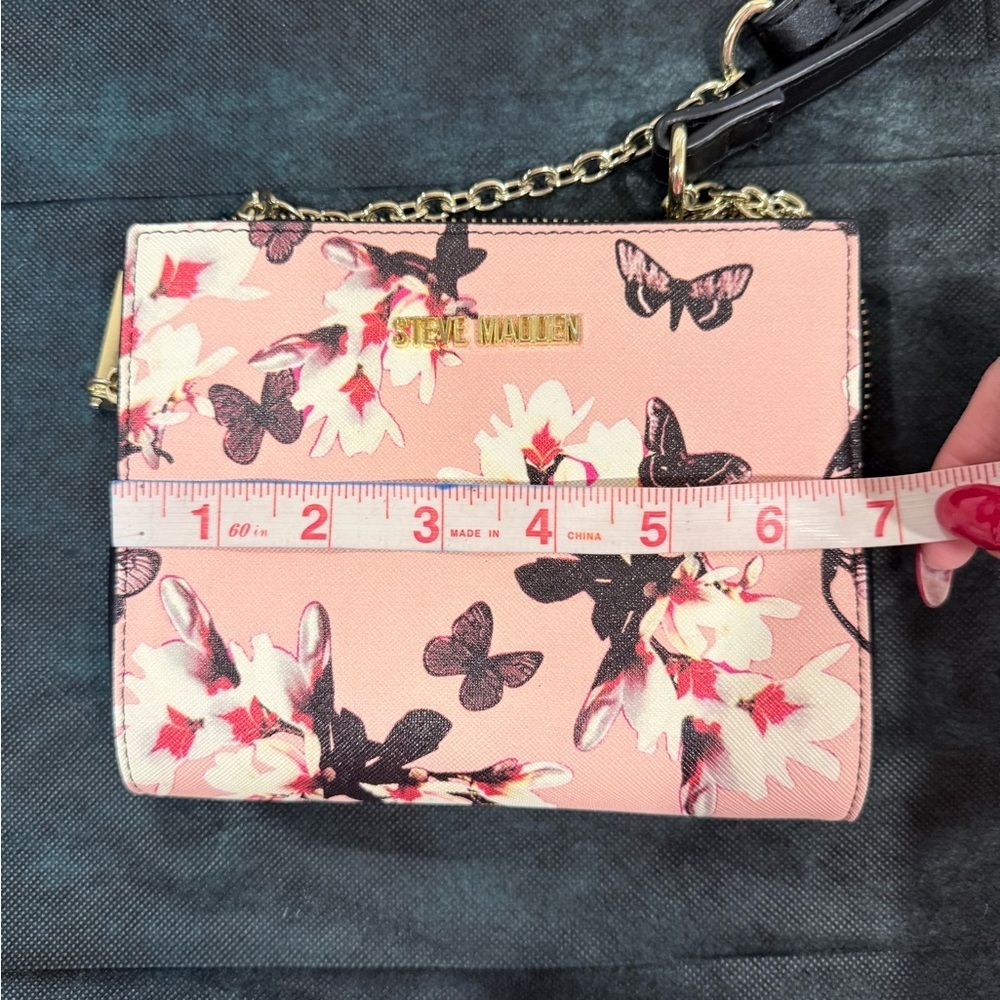 🔥NWOT Steve Madden Pink Floral Women's Bag 🔥 - Picture 6 of 7